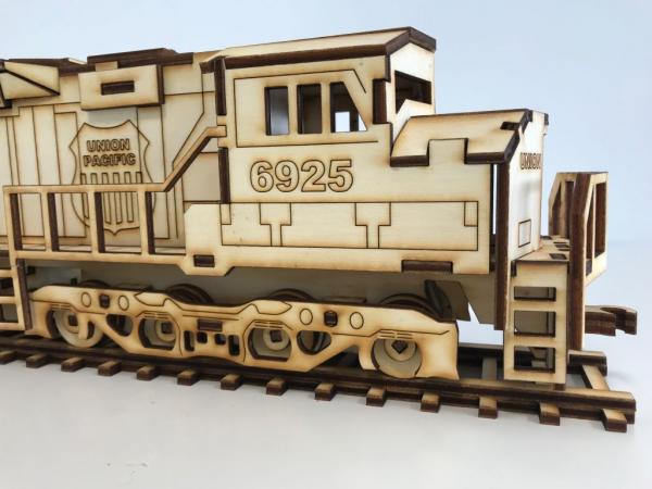 EM  Locomotive - 3D Modell close uop